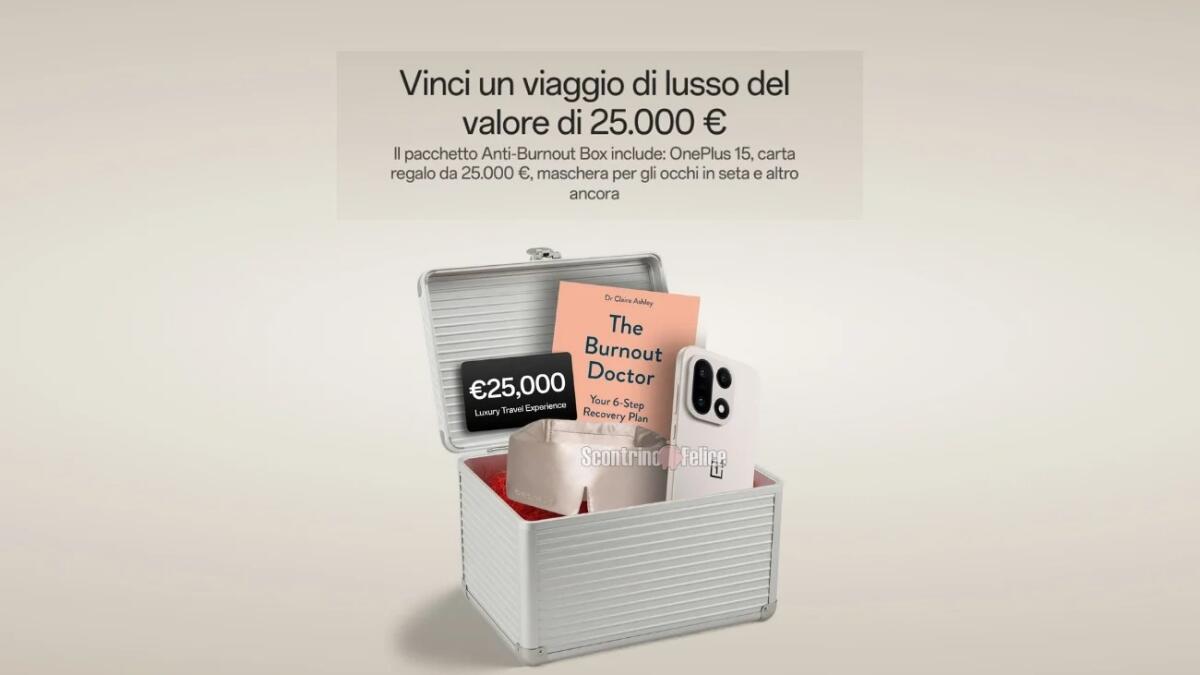 Nuovo Concorso OnePlus: vinci Anti-Burnout Box - 