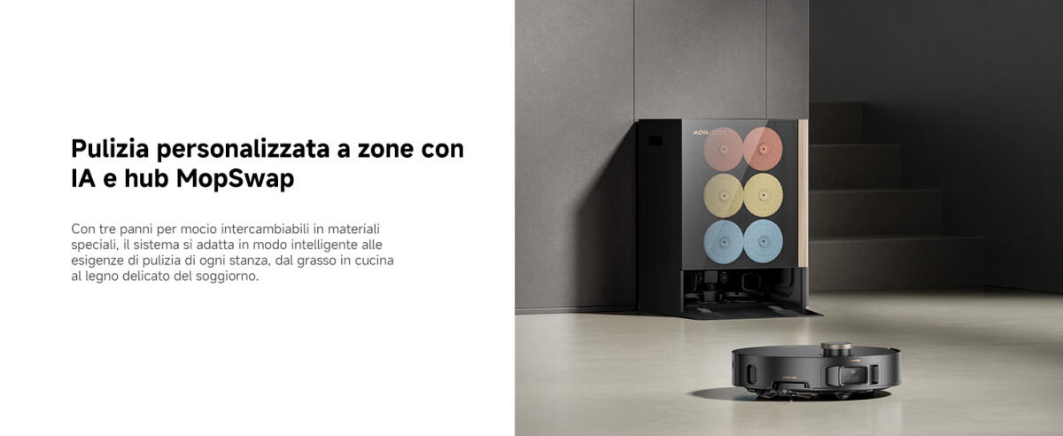 Il robot aspirapolvere Mova MOBIUS 60 è in SUPER OFFERTA SCONTO al MINIMO su Amazon - 