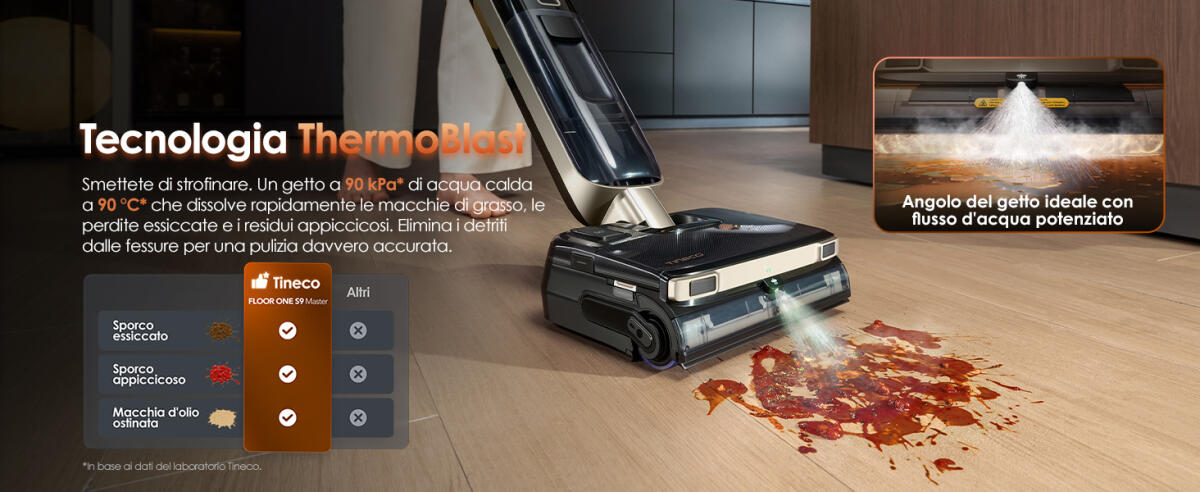 Finalmente anche Tineco lancia una lavapavimenti con acqua calda: ecco FLOOR ONE S9 Master - 