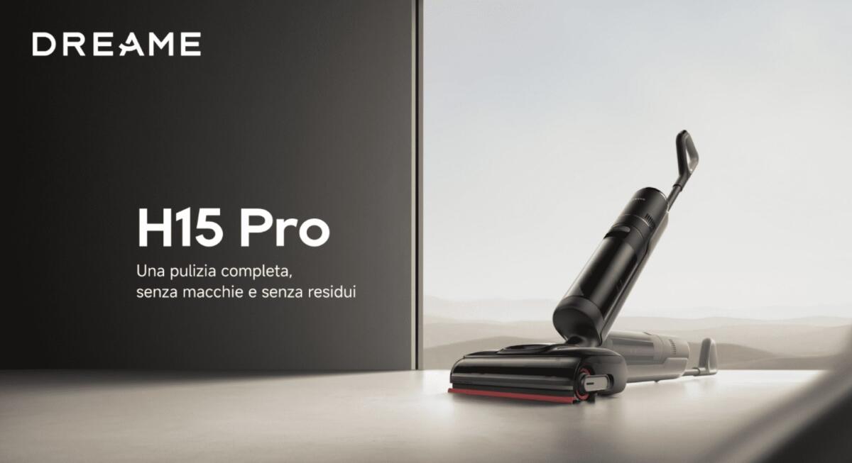 La lavapavimenti Dreame H15 Pro è in SUPER OFFERTA SCONTO al MINIMO su Amazon - 