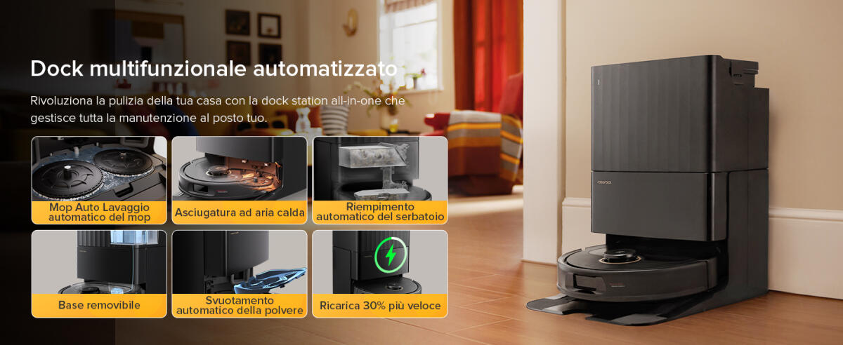 Il robot aspirapolvere Roborock Qrevo S5V è in SUPER OFFERTA SCONTO al MINIMO su Amazon - 