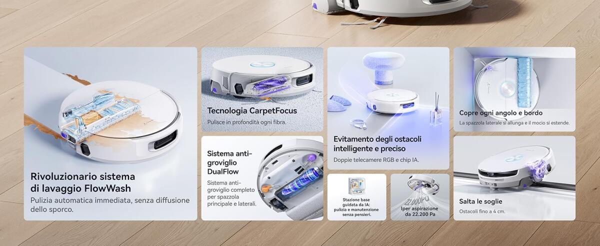 Il robot aspirapolvere NARWAL Flow è in SUPER OFFERTA SCONTO al MINIMO su Amazon - 