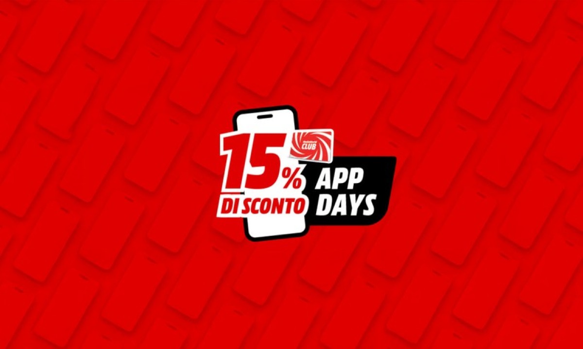 MediaWorld lancia gli APP Days: sconto extra 15% su smartphone, PC ed elettrodomestici fino al 14 dicembre - 