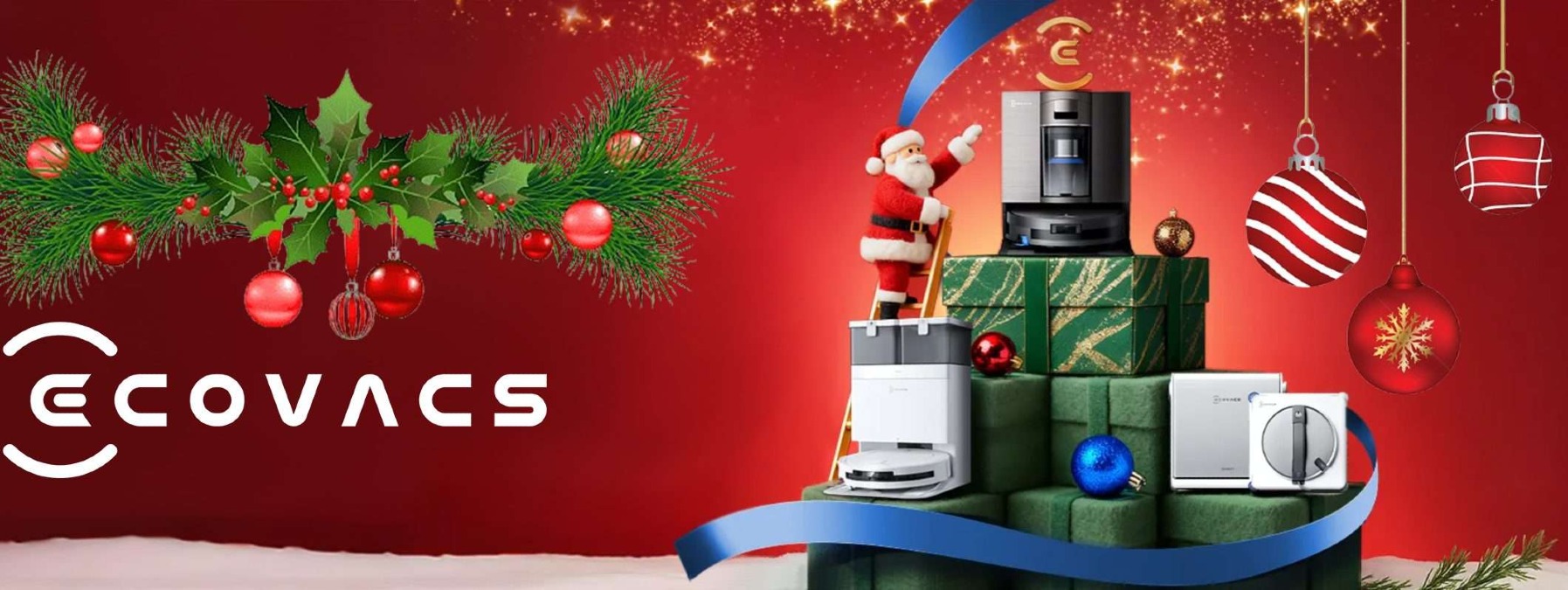 Offerte Natale Ecovacs: sconti fino al 50% sui robot aspirapolvere più venduti - 