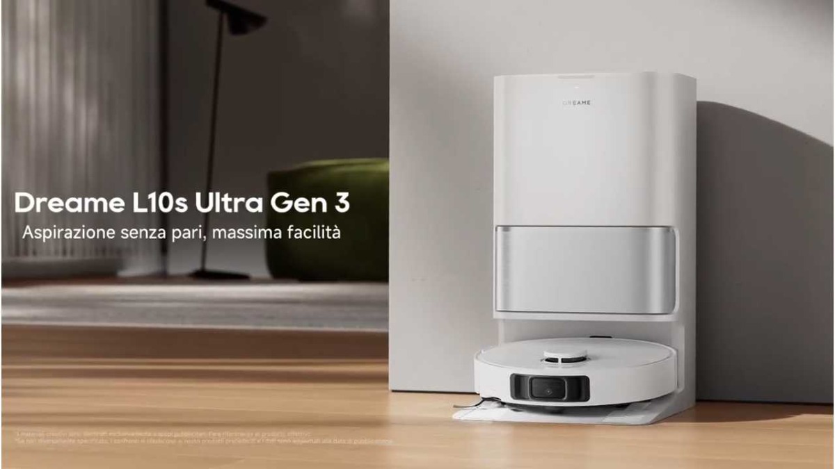 Questo Robot Aspirapolvere da 25.000 Pa Pulisce Casa per 100 Giorni da Solo: Ecco il Dreame L10s Ultra Gen 3 - 