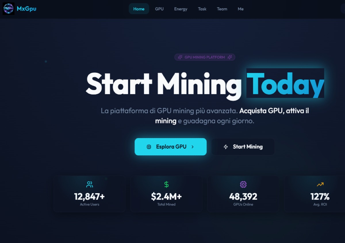 MXGPU: Truffa o Investimento? Leggi prima di versare soldi - 