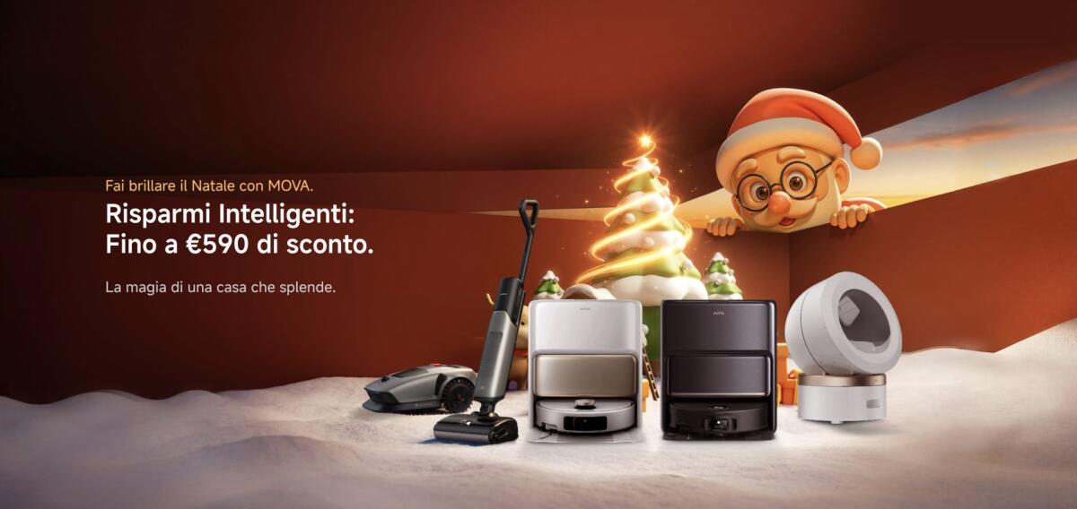 Fai brillare il Natale con MOVA: pulizia intelligente per case moderne - 