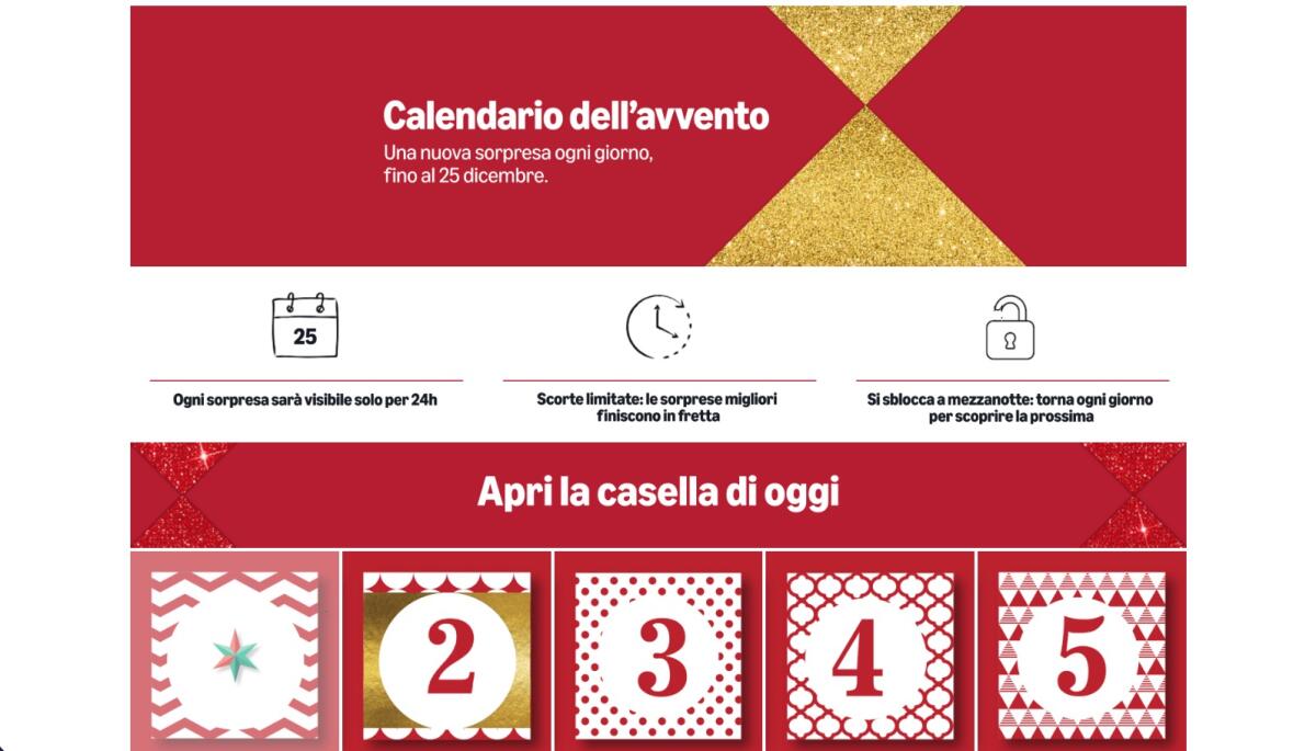 Calendario dell'Avvento Amazon 2025: le offerte segrete che si sbloccano ogni giorno (e spariscono in 24 ore) - 