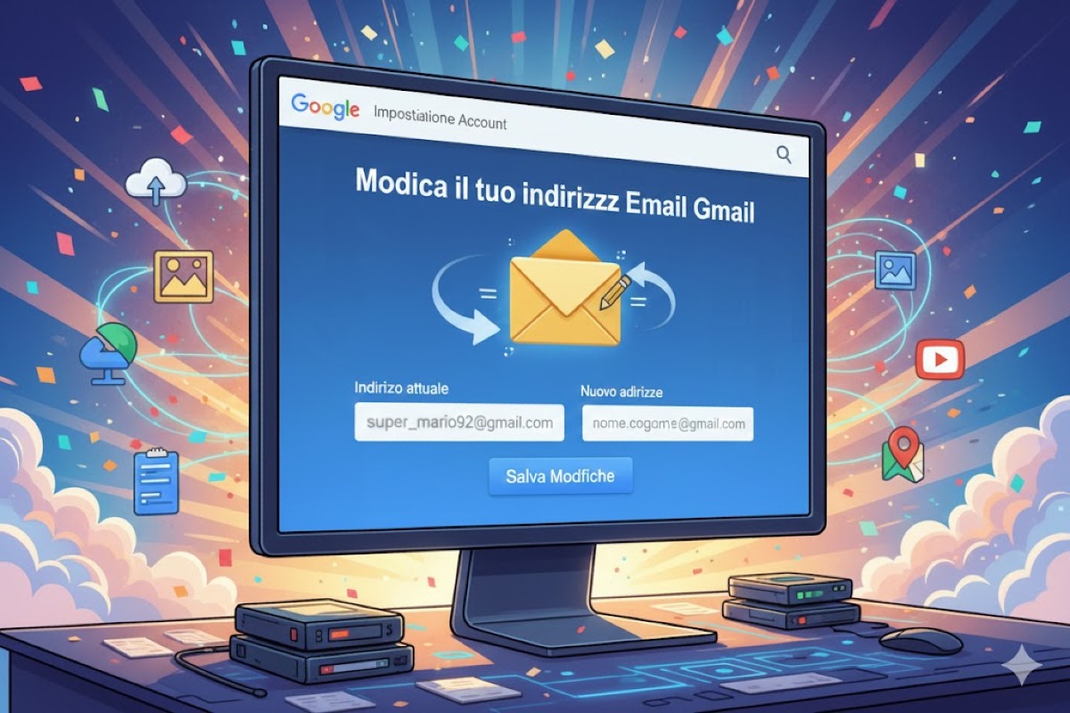 Come modificare l'indirizzo email Gmail (senza perdere dati) - 