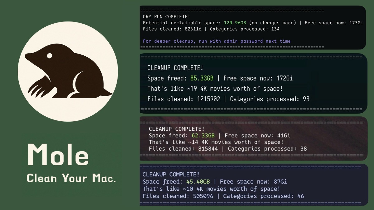 Mole: il tool open source che pulisce e ottimizza macOS - 