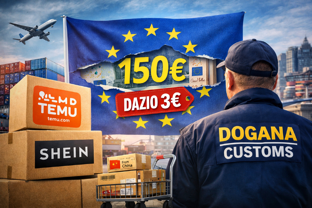 UE, dazio 3€ sui pacchi Temu e Shein sotto 150€ - 