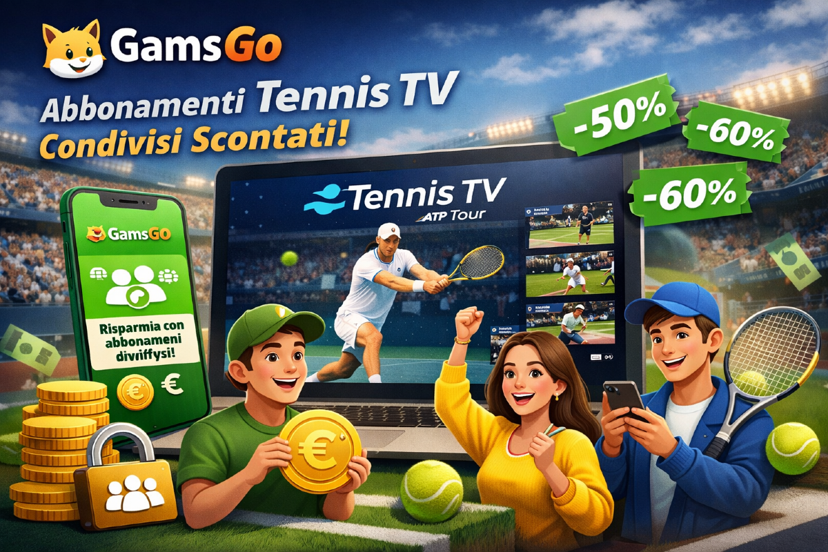 Tennis TV Abbonamento Condiviso: migliori siti per RISPARMIARE - 