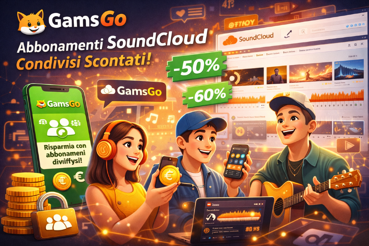 SoundCloud Abbonamento Condiviso: migliori siti per RISPARMIARE - 