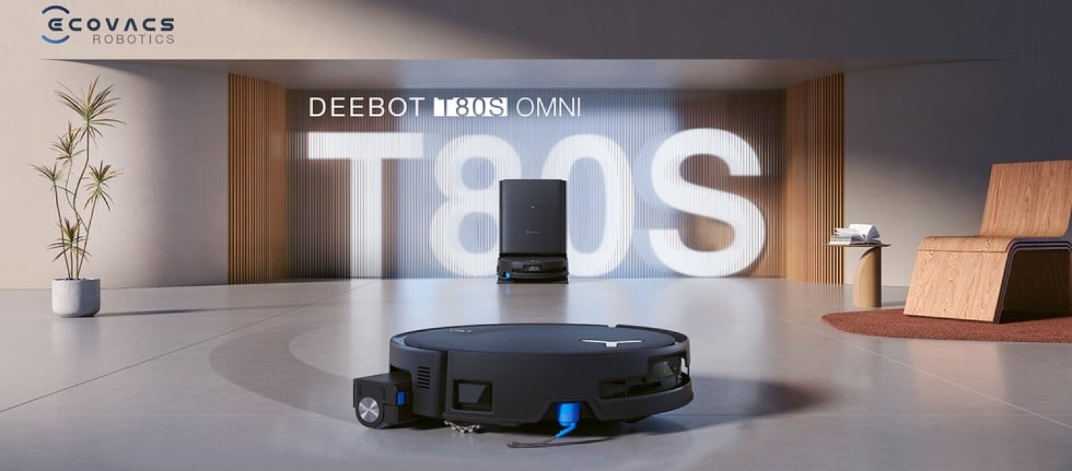 DEEBOT T80S OMNI: robot 24.800Pa e rullo 3.800Pa - 