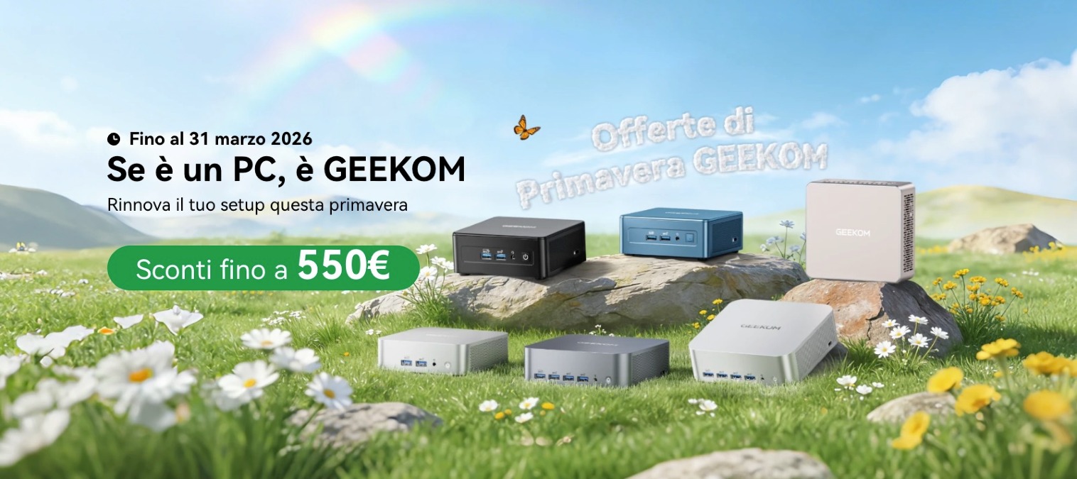 GEEKOM Spring Sales 2026: il GEEKOM A5 è in sconto a 389€ - 