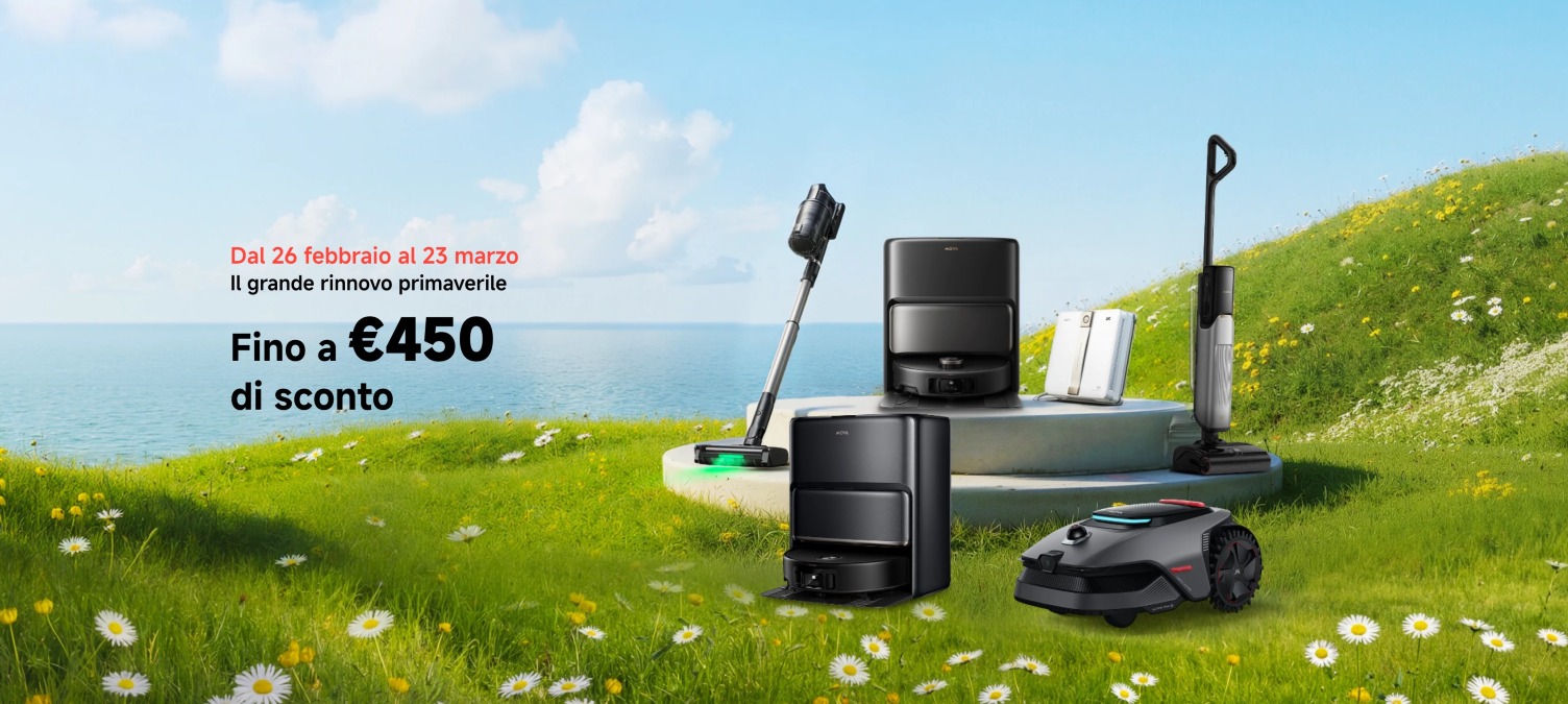 Offerte Primavera MOVA 2026: sconti shock fino a 450€ su robot e smart home - 