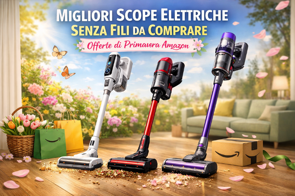 Migliori Scope Elettriche Senza Fili da Comprare - Offerte di Primavera Amazon - 