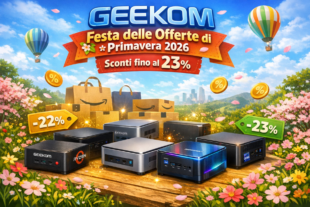 GEEKOM abbatte i prezzi: mini PC scontati fino al 23% per le Offerte di Primavera di Amazon - 