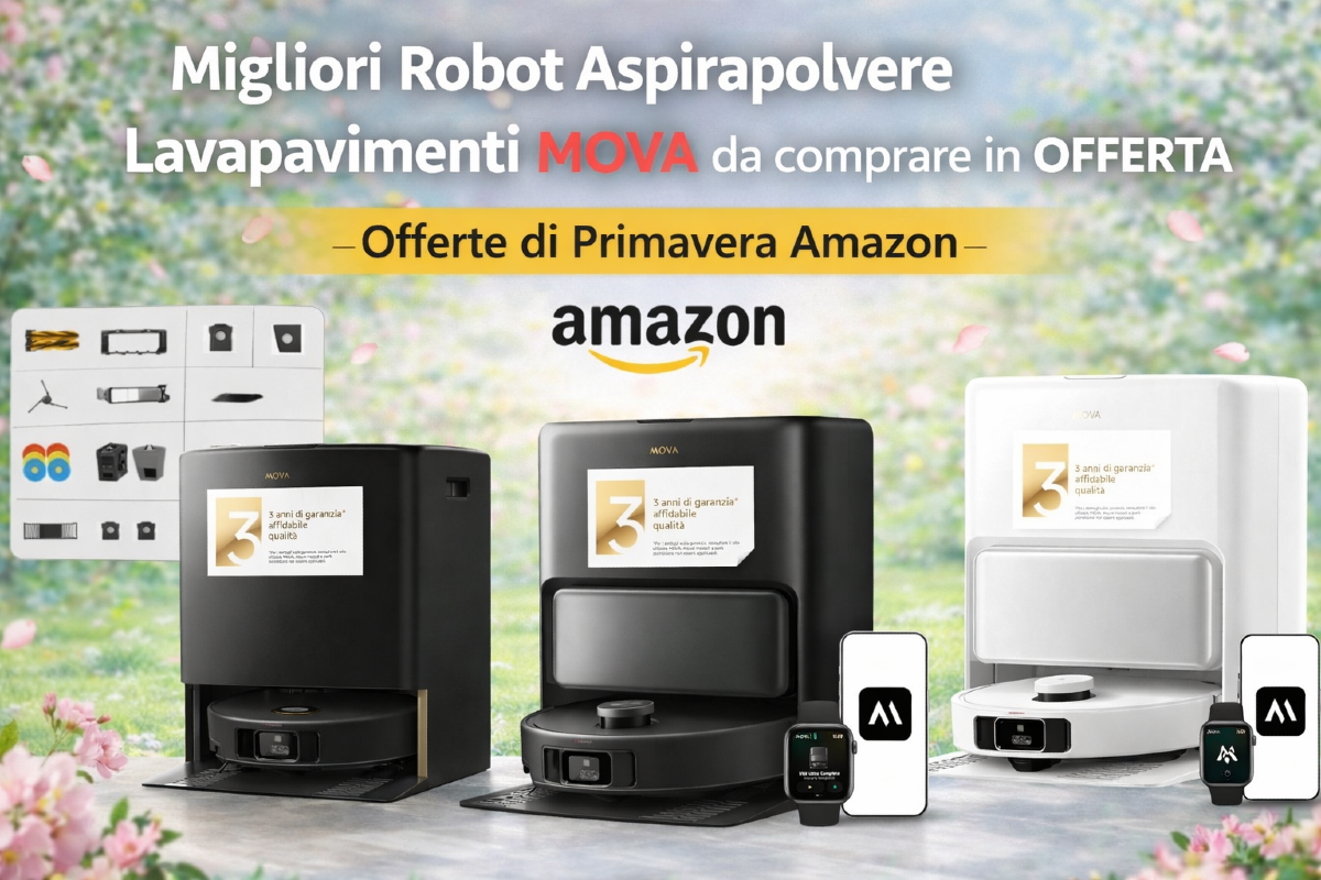 Migliori Robot Aspirapolvere Lavapavimenti MOVA da comprare in OFFERTA - Offerte di Primavera Amazon - 