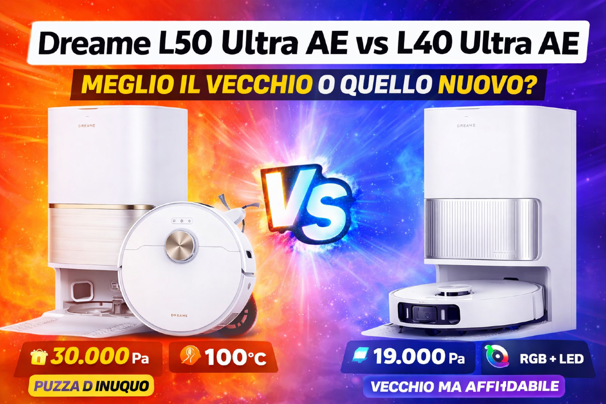 Dreame L50 Ultra AE vs L40 Ultra AE: differenze, prezzi e quale scegliere - 