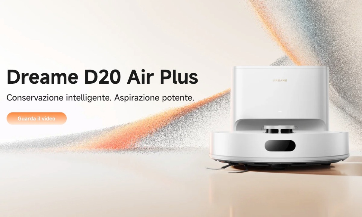 Il Robot Aspirapolvere Dreame D20 Air Plus è in SCONTO al MINIMO su Amazon - 