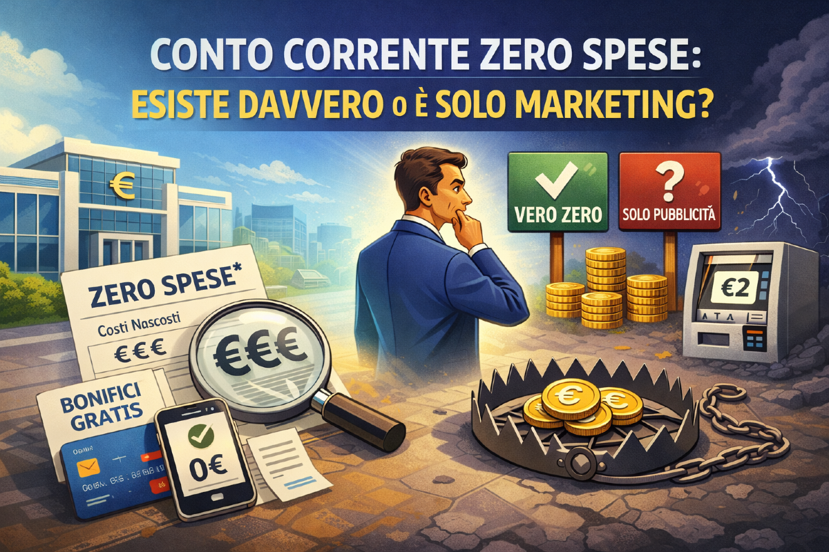 Conto corrente zero spese: esiste davvero? Guida 2026 - 