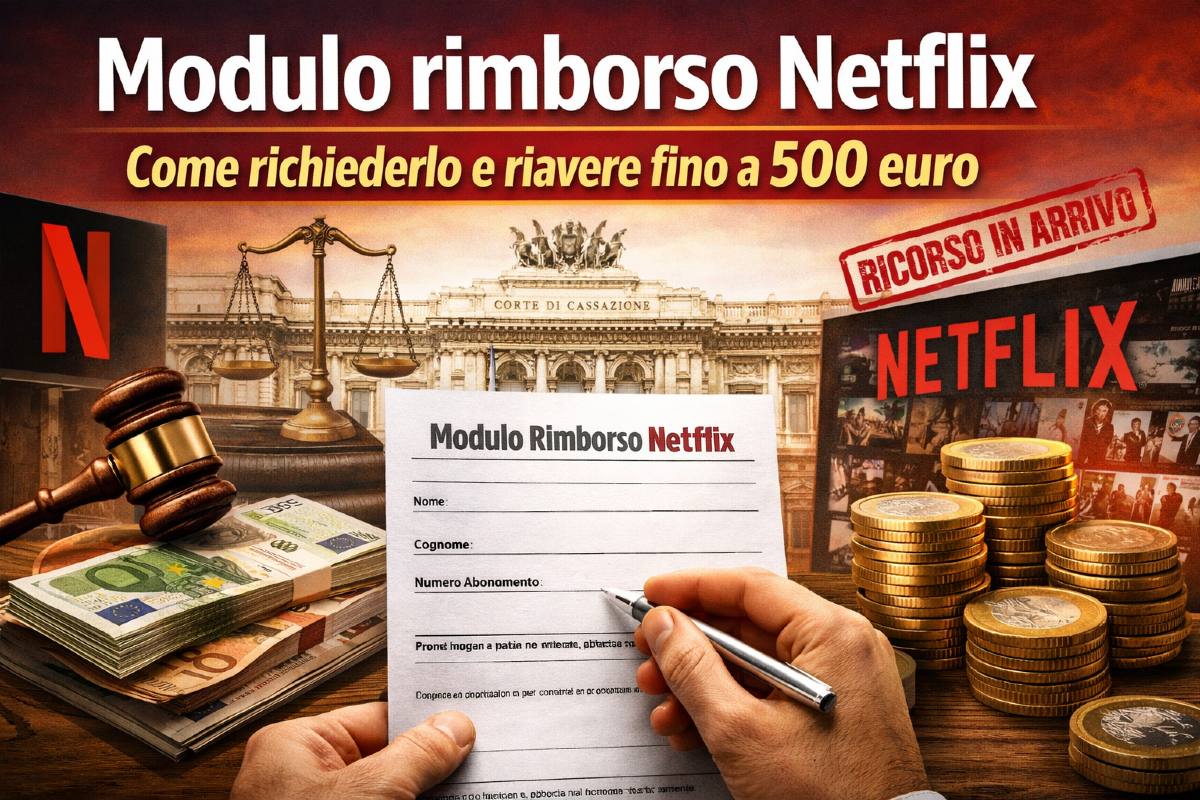 Modulo rimborso Netflix: come richiederlo e avere fino a 500€ - 