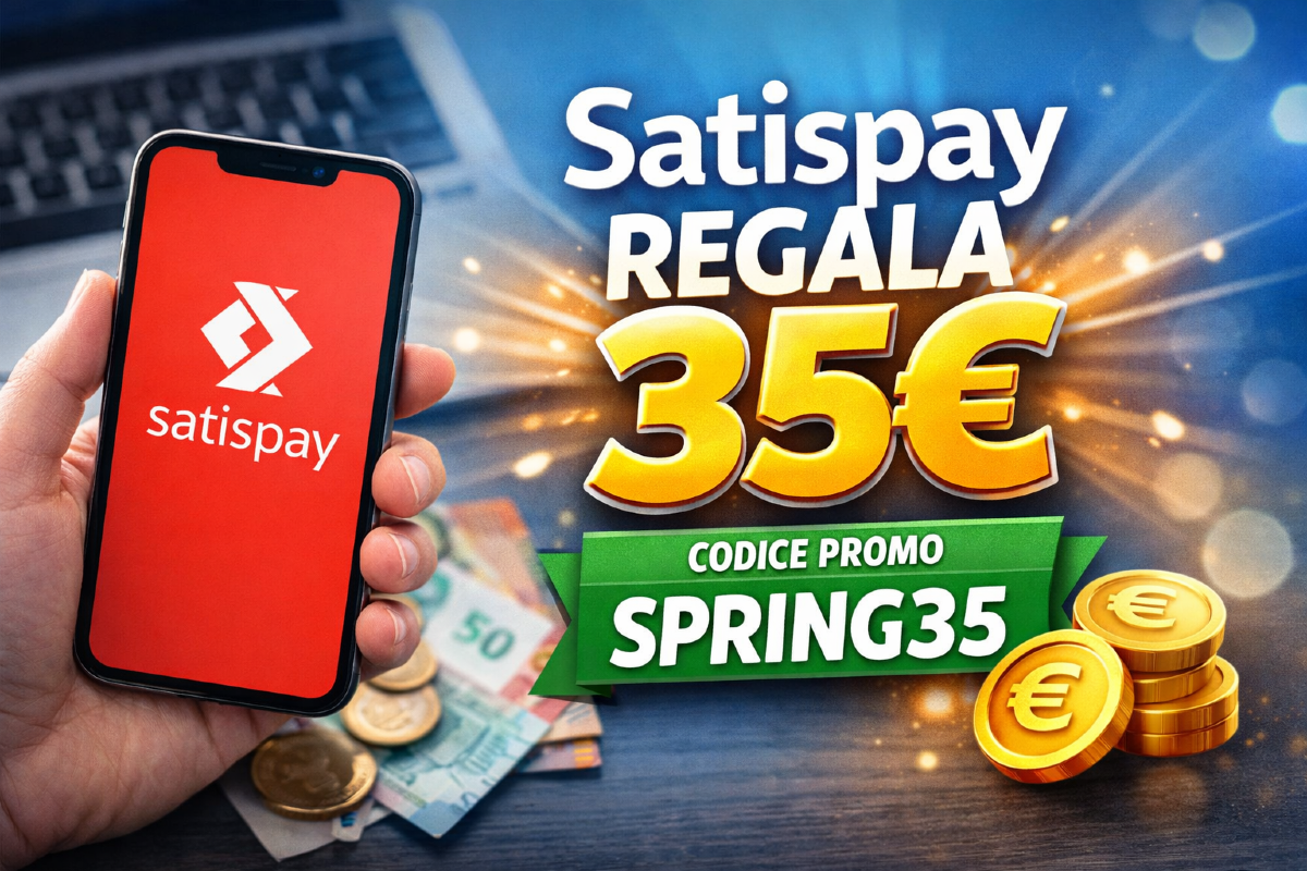 Satispay 35€ gratis: come ottenere il bonus con codice SPRING35 - 