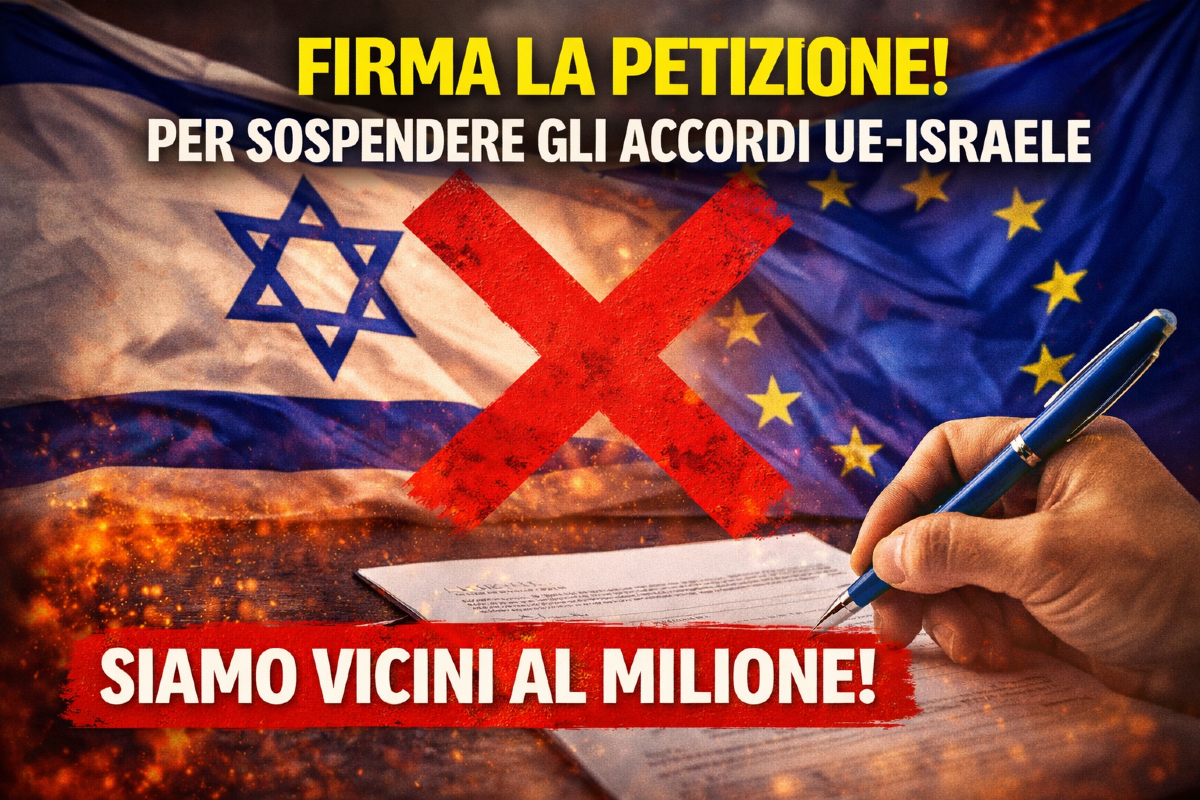 Firma per sospendere l’accordo UE-Israele: la petizione è vicina al milione - 