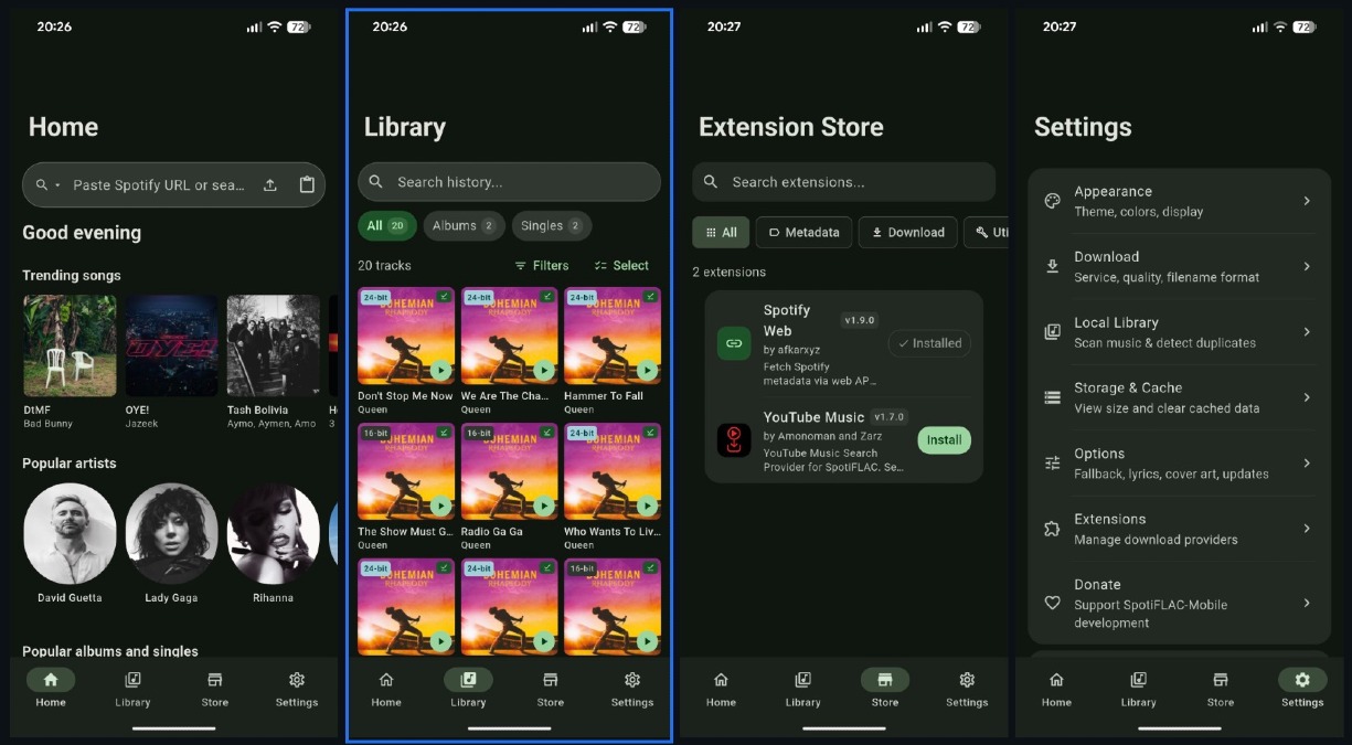 Prova Spotiflac per Android: scarica canzoni GRATIS in altissima qualità - 