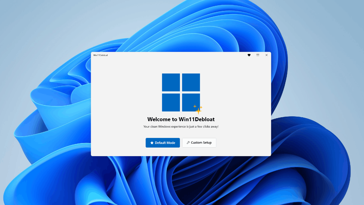 Win11Debloat: rimuovere bloatware da Windows 11  - 