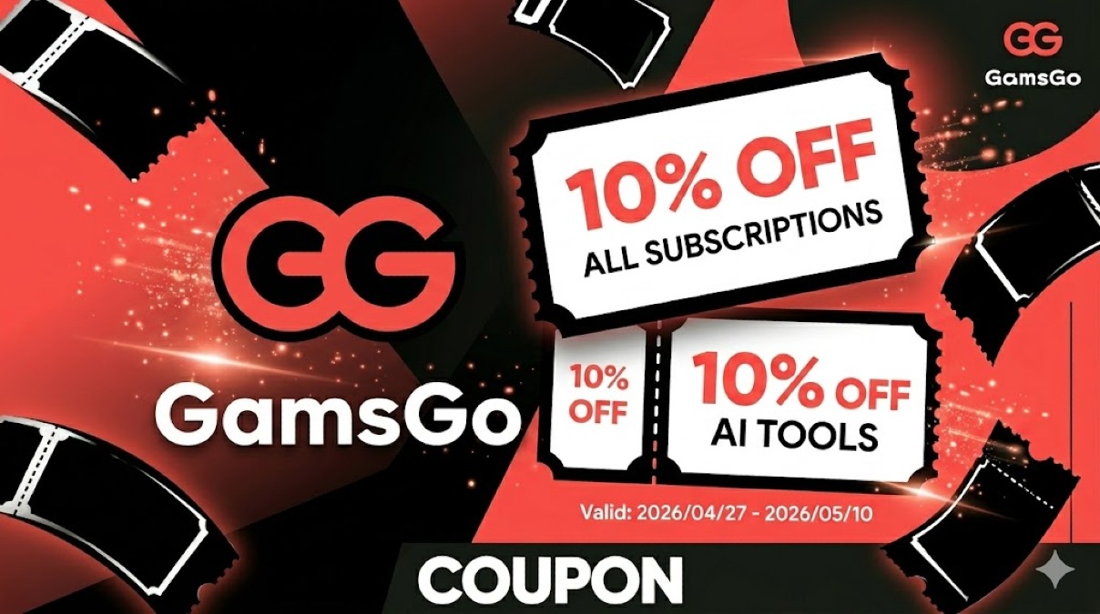GamsGo Evento Maggio: Sconto 10% su Abbonamenti e AI - 