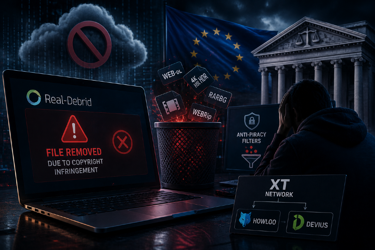 Real-Debrid blasta i torrent: filtri e ban anti-pirateria - 