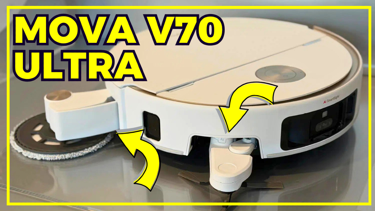 MOVA V70 Ultra Complete ufficiale: il robot da 40.000 Pa - 