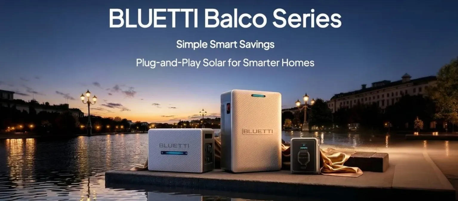 Bluetti Balco: il fotovoltaico da balcone smart con IA - 