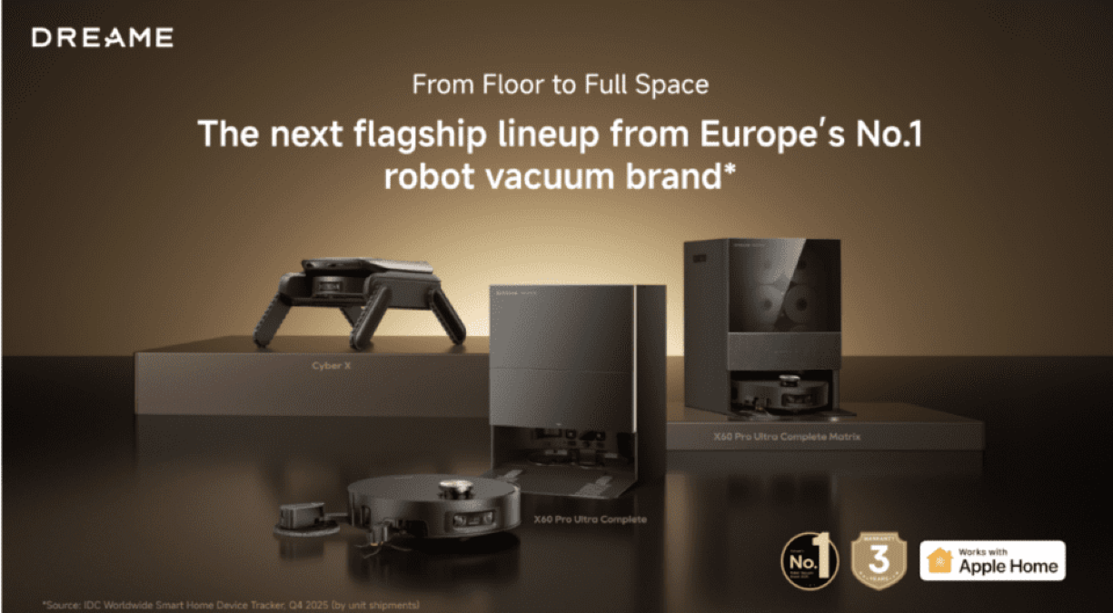 Novità Dreame 2026: X60 Pro, Cyber X e robot per la casa - 