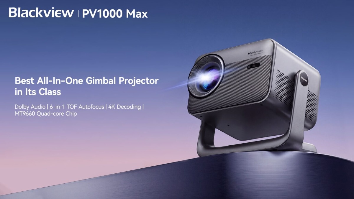Blackview PV1000 Max ufficiale: proiettore AI a 269€ - 