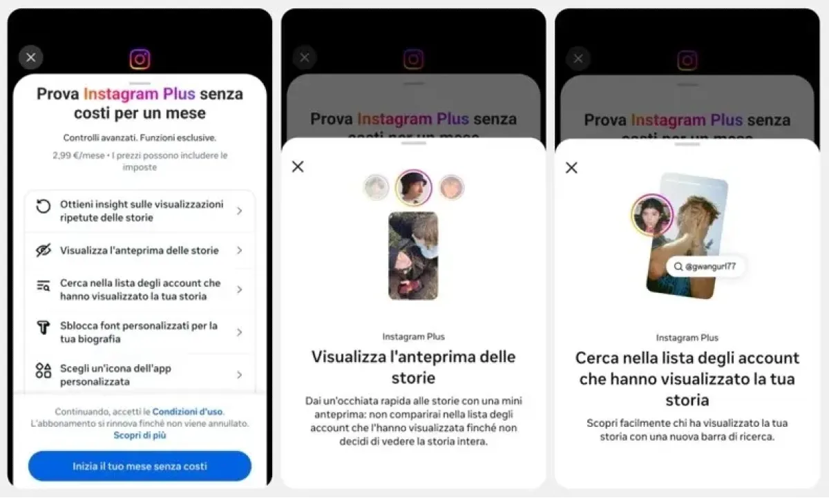Instagram Plus ufficiale in Italia: funzioni, prezzo e novità - 