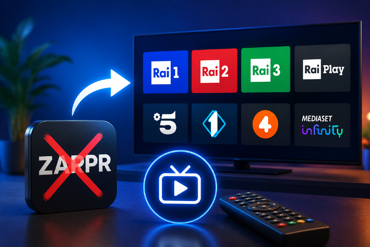Migliori Alternative a ZAPPR con canali RAI e Mediaset - 