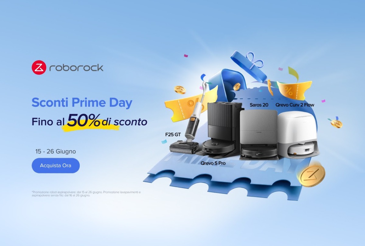 Migliori Offerte Roborock Prime Day 2026: sconti fino al 50% - 