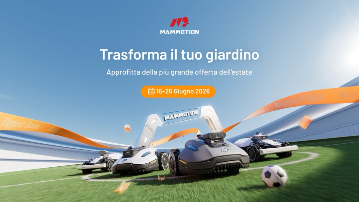 Offerte MAMMOTION Prime Day 2026: Robot in Sconto fino a -500€ - 