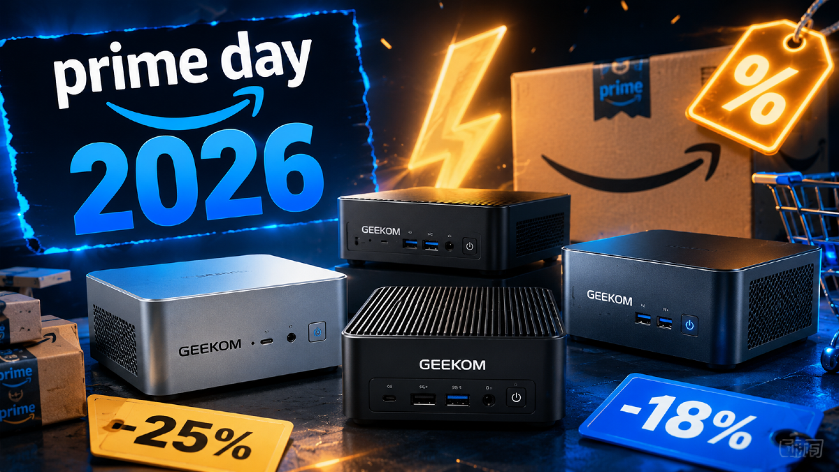 Mini PC Geekom: Offerte Anticipate Amazon Prime Day 2026 - 
