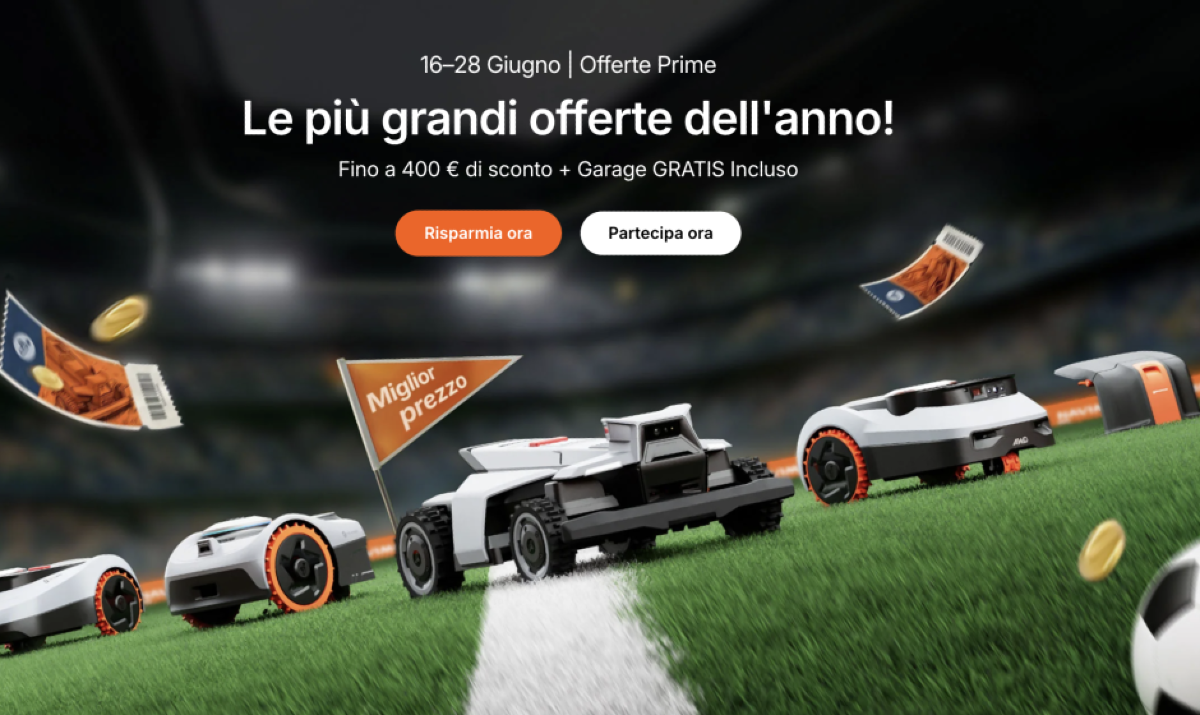 Offerte Segway Navimow Prime Day 2026: fino a 400€ di sconto  - 