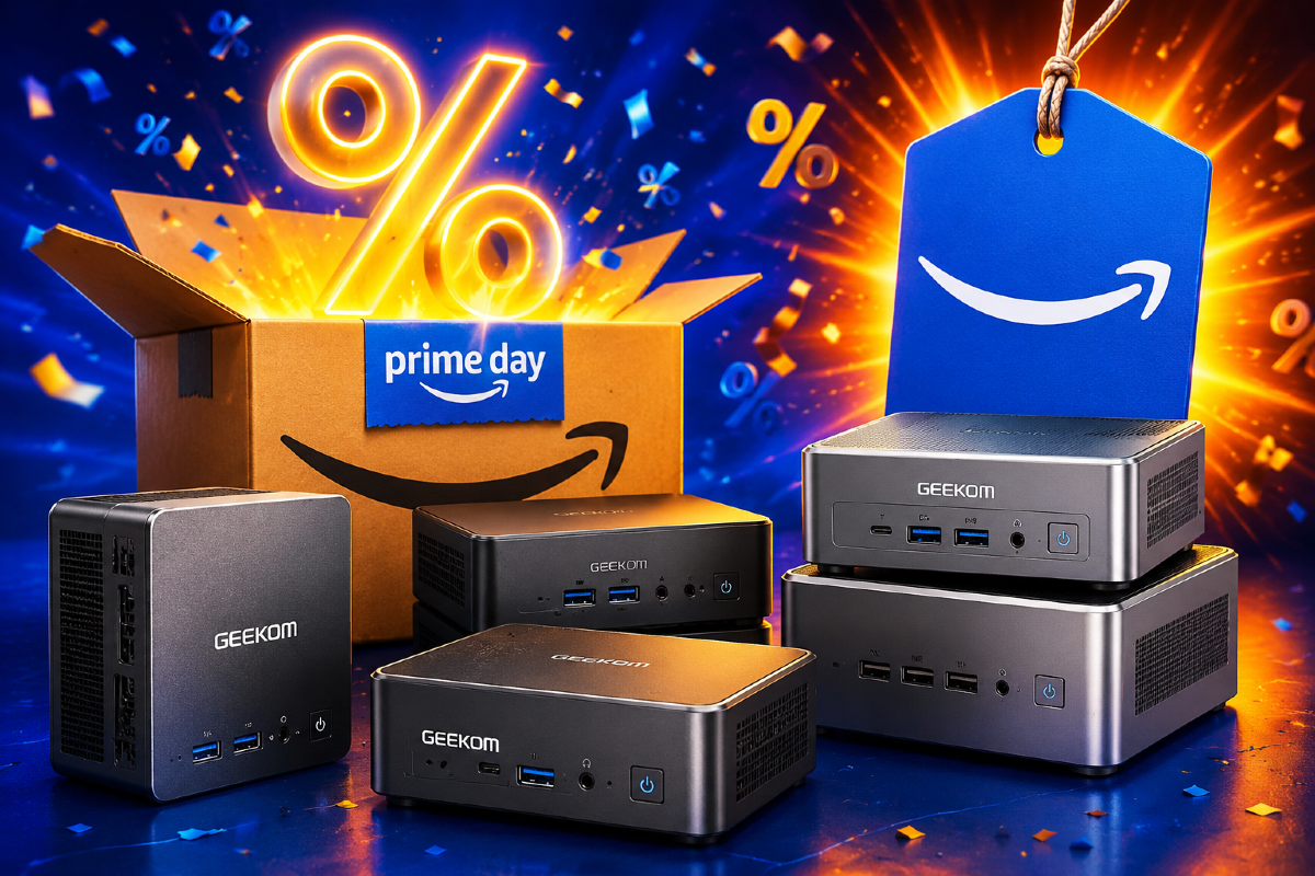Offerte GEEKOM Prime Day 2026: Mini PC fino al -23% - 