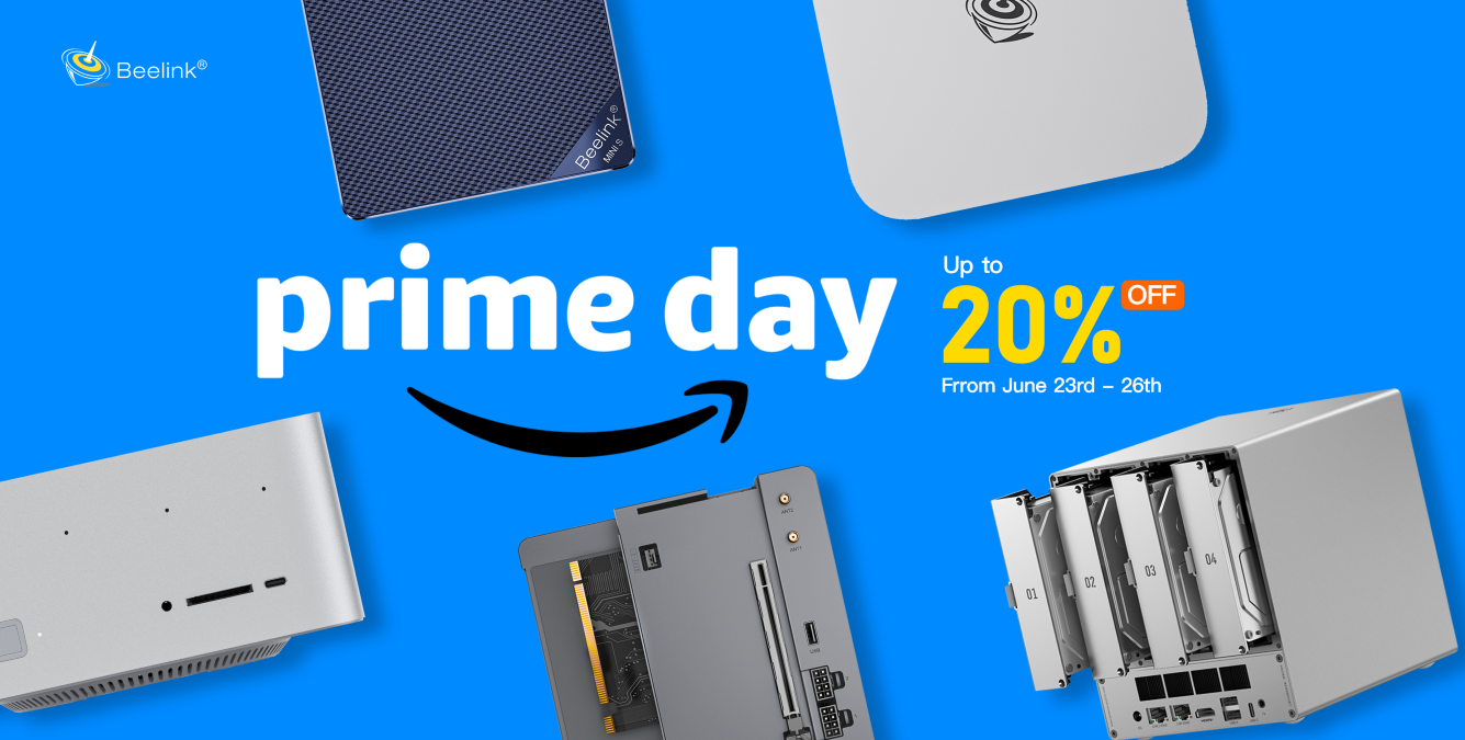 Beelink Prime Day 2026: Mini PC e NAS fino a -20% - 