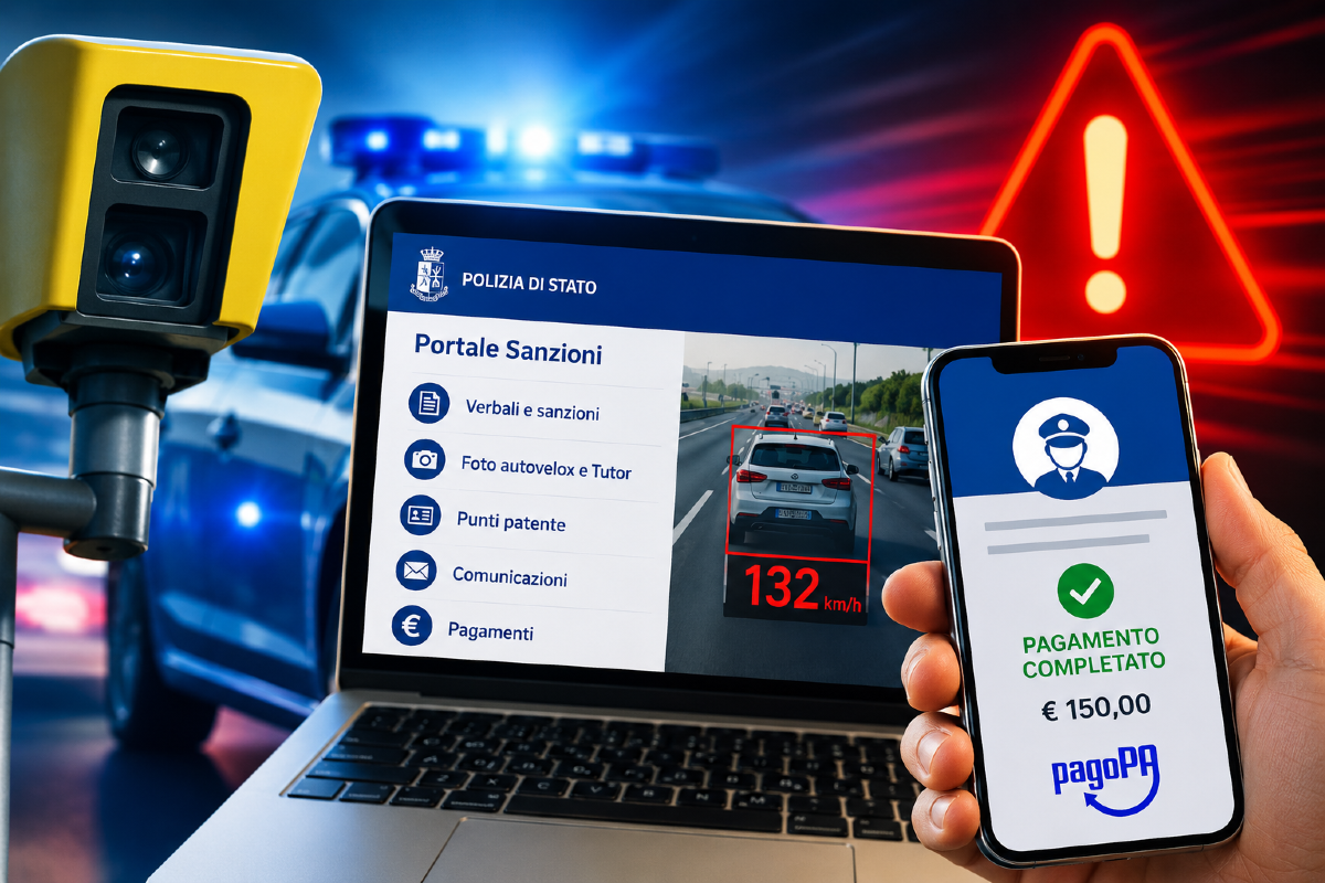 Portale Sanzioni Polizia: multe e autovelox ora online - 
