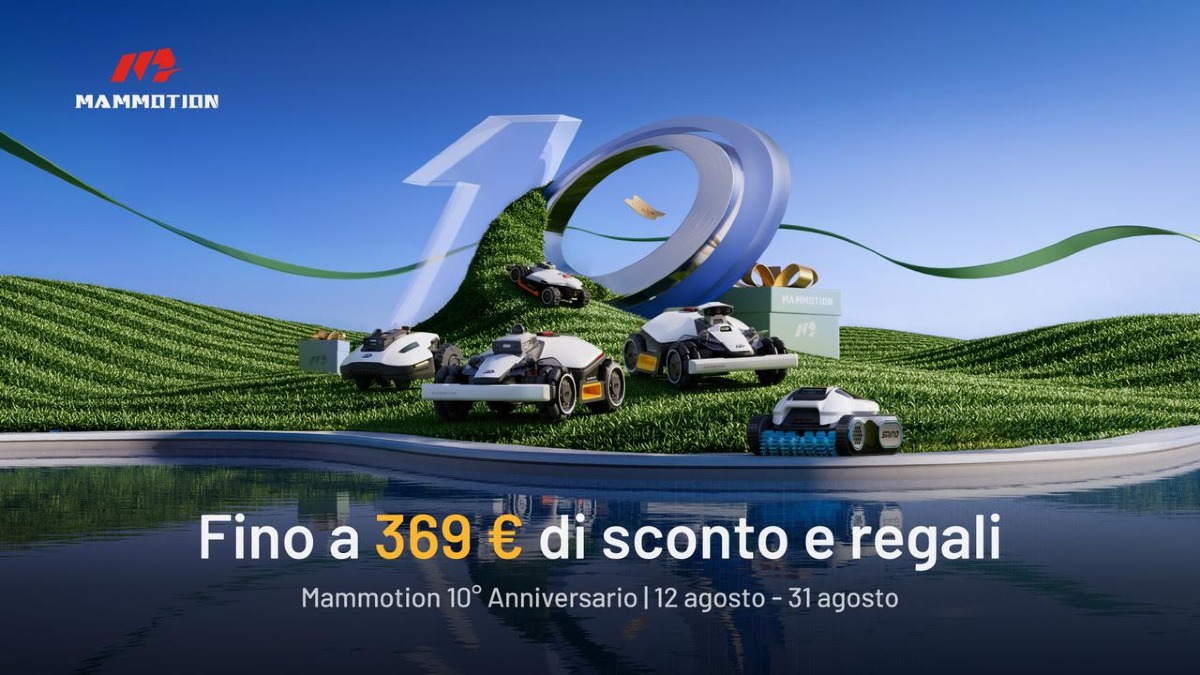 MAMMOTION in Sconto: Robot Rasaerba LUBA 3 e Mini da 499€ - 