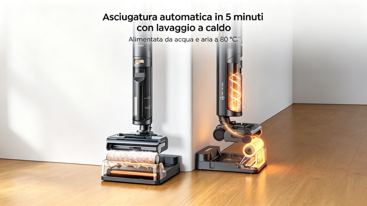 Laresar S7 Pro a soli 176€: 62% di sconto sul lavapavimenti senza fili con coupon - 