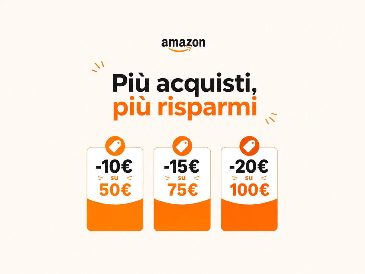 Buono sconto Amazon 10€ 15€ 20€: come ottenerlo subito - 