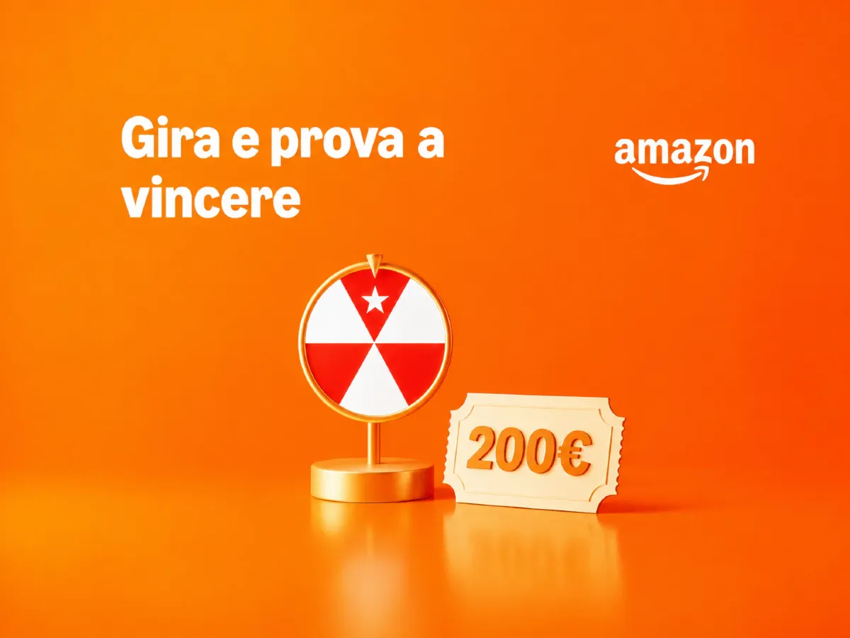 Amazon Offerte A-Z: Gira la Ruota e vinci 200€ di buono - 